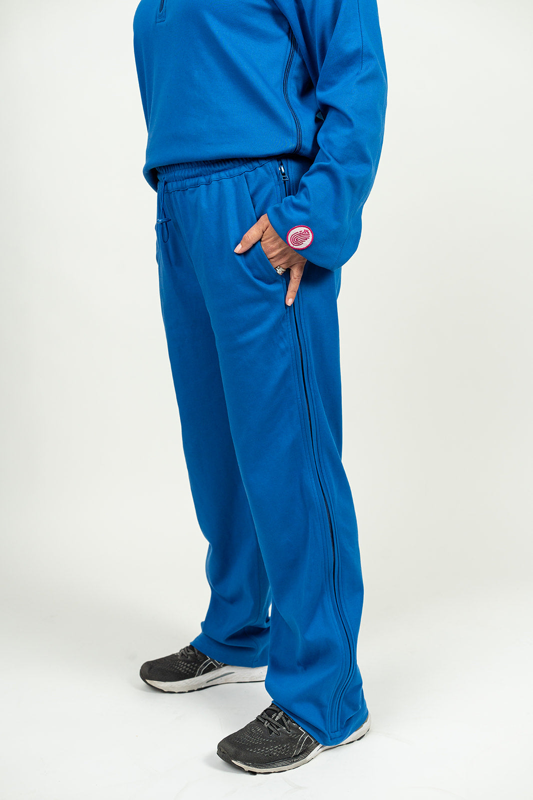 Le pantalon zippé Ann pour femme