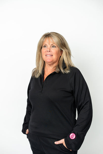 Le pull zippé Elizabeth pour femme 